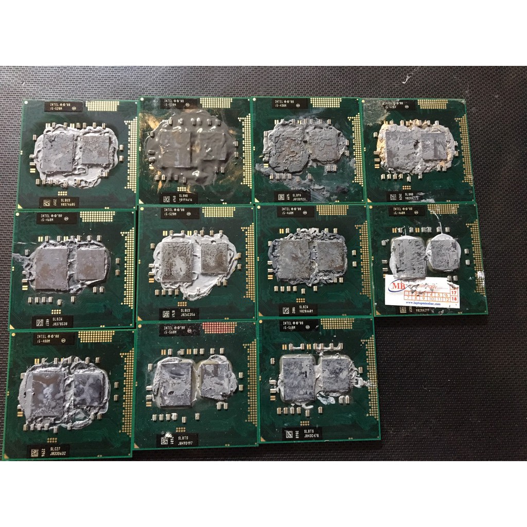 Chíp CPU core i5 3 số 520 540 560..