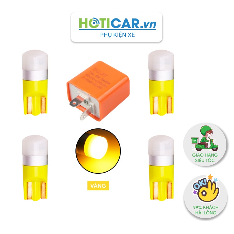 Bộ combo thay đèn LED xi nhan báo rẽ cho xe máy siêu sáng, thay thế như zin tiện lợi nhanh chóng