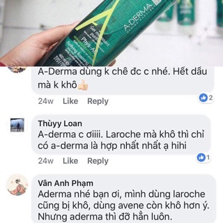 Sữa rửa mặt aderma