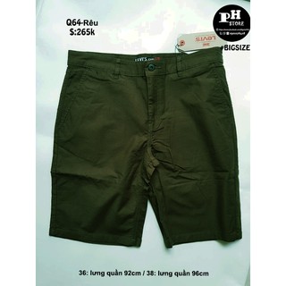 [Quần Lửng Bigsize Nam 75Kg - 100Kg]- Quần lửng KAKI thun nam Big size
