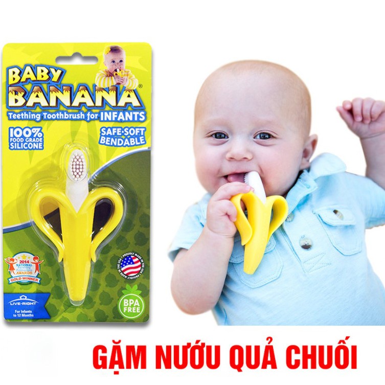 Găm nướu hươu, chuối an toàn cho bé