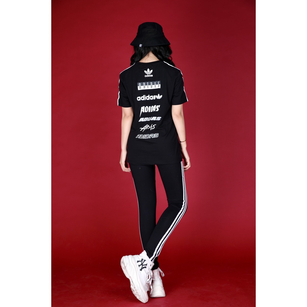 (HÀNG XUẤT XỊN) Áo das đen 1678 STICKER TEE Made in Cam/bo/dia full-tag-code  Size XS S M L