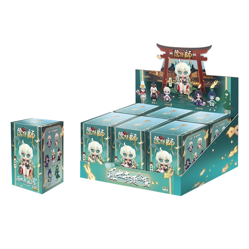 Hộp mù Onmyoji kép kim cương Audi Quả trứng hộp khó nhằn của thế giới-Bộ trang trí làm bằng tay phiên bản Q thứ ba Tinh tế