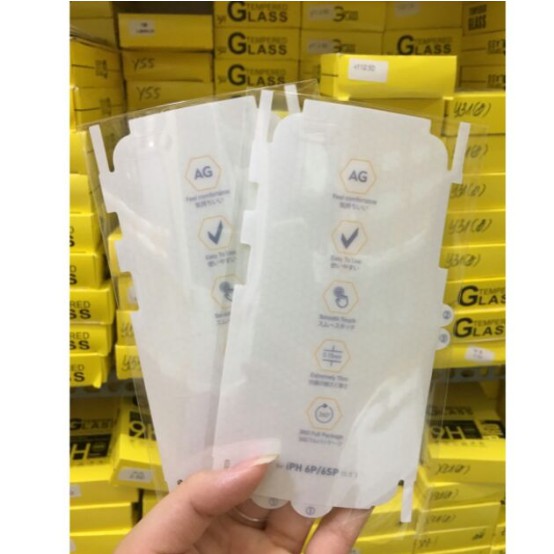 Dán PPF Nhám AG Chống vân tay Cho iPhone 6/6S/ 6Plus/ 6S Plus/ 7G/ 8G/ SE 2020 7 Plus/ 8 Plus Tự phục hồi vết xước