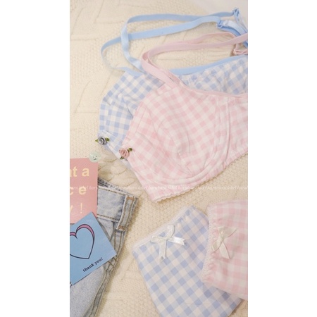 [Mã 252FASHIONSALE giảm 12% đơn 99K] Cotton Crush Áo ngực Bralette có gọng thun cotton mềm mại made by haruharu | BigBuy360 - bigbuy360.vn