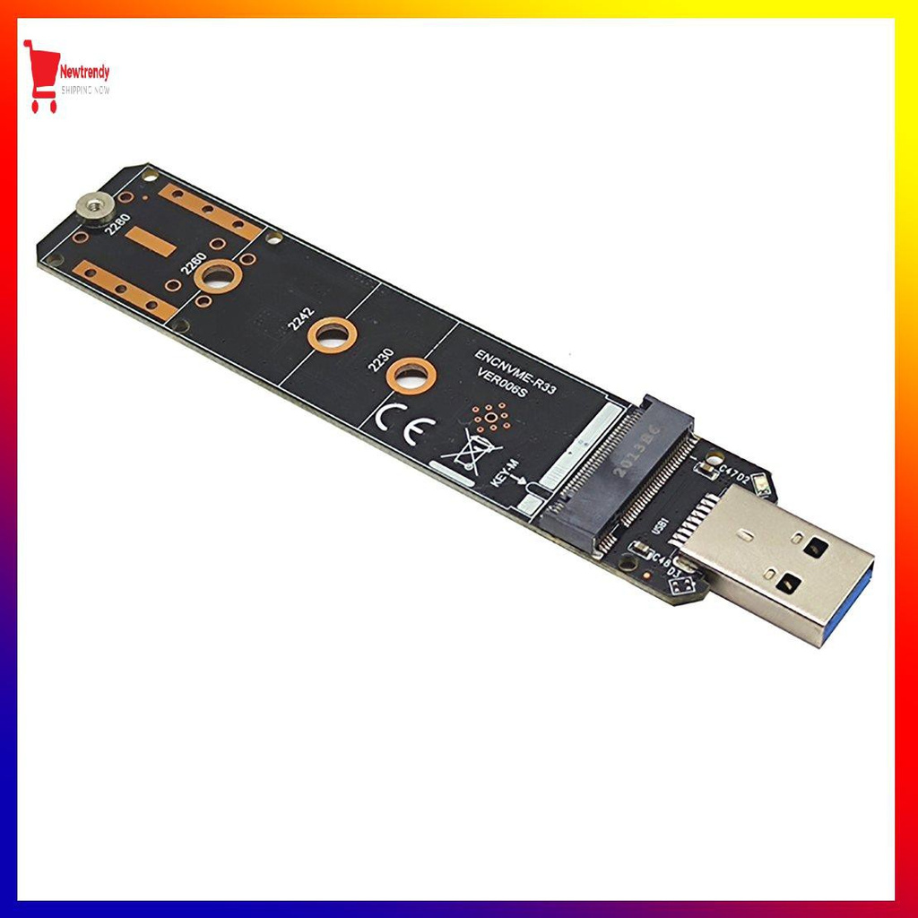 Bảng Mạch Chuyển Đổi M.201 (Promo) (M.2 Sang Usb 3.0 Dual Protocol Ssd M.2 Nvme Pcie Ngff Sata M2 Ssd