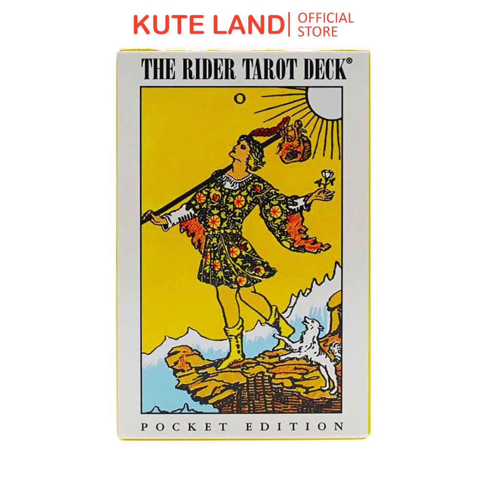 Bài Rider Waite Tarot Pocket Edition 78 Lá Bài Tặng Đá Thanh Tẩy SB01