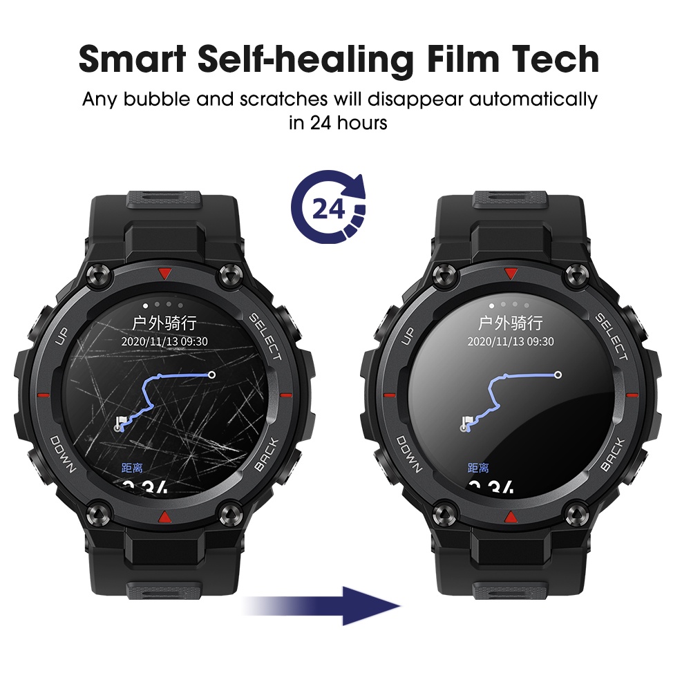 1 Miếng Dán Màn Hình Trong Suốt Siêu Mỏng Chống Trầy Xước Cho Đồng Hồ Thông Minh Amazfit T-Rex Pro