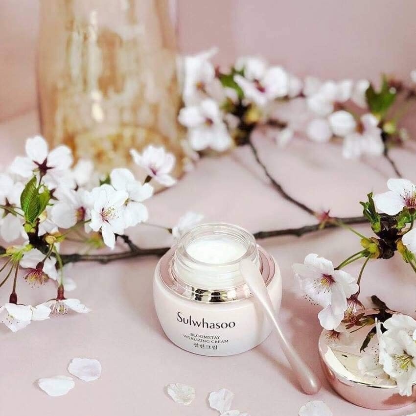 [Date 25 - 30 gói] Kem phục hồi Sulwhasoo Bloomstay Vitalizing Cream - Kem tái tạo da sulwhasoo; Kem hoa mơ Sulwhasoo