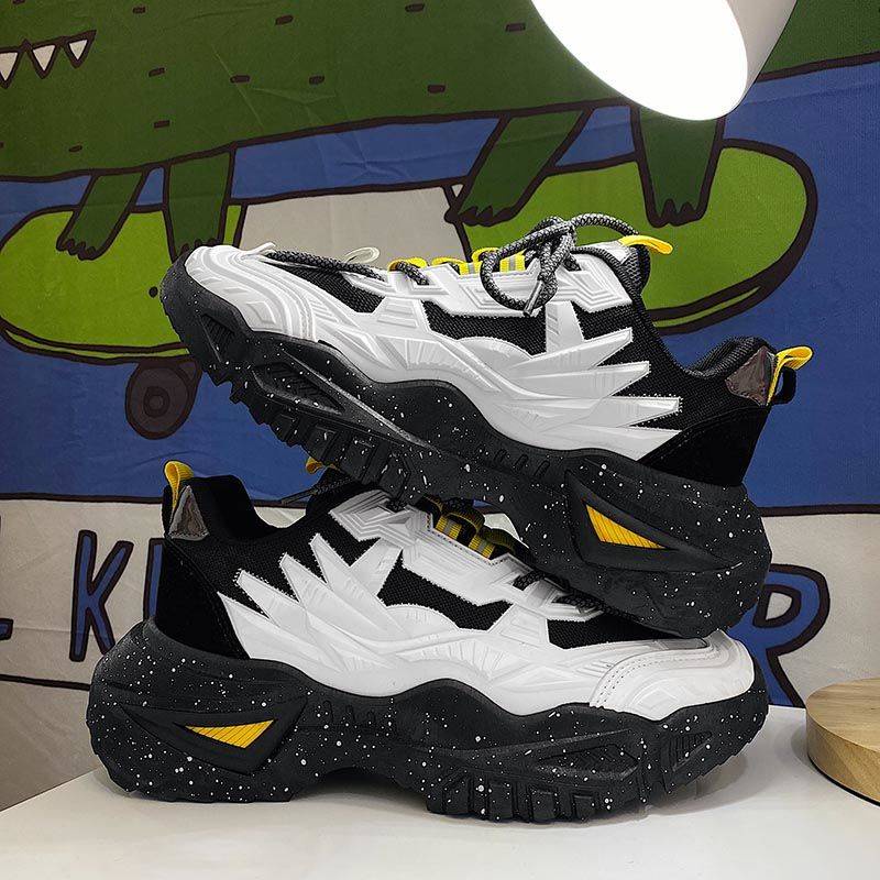 Sneakers Giày Đen Đế Dày Thời Trang Mùa Hè Năng Động