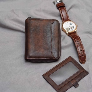 Ví retro da thật khóa bao - 684524