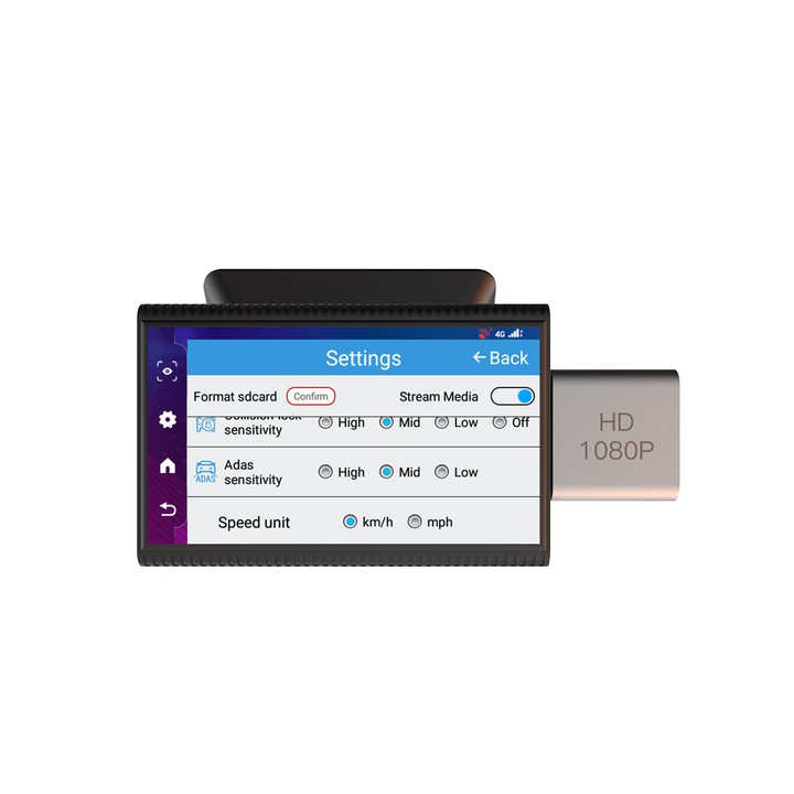 Camera hành trình Whexune F8 tích hợp 4G, Wifi, 3 inch | BigBuy360 - bigbuy360.vn