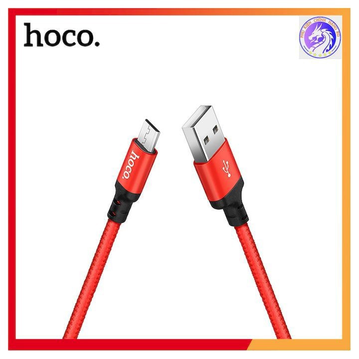 [ BH 12 Tháng ] Cáp Sạc Nhanh Dây Dù Hoco X14 Lightning/Micro USB/Type-C Cho iPhone/iPad/Android - Chính Hãng 1M/2M