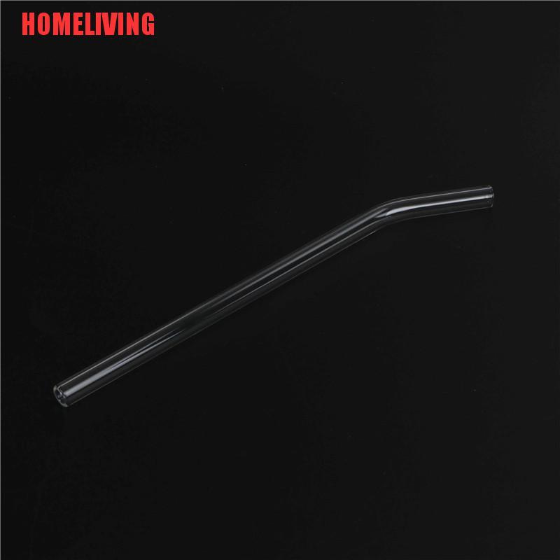 Bộ 3 Ống Hút Thủy Tinh Trong Suốt Tái Sử Dụng Được Kèm Cọ Vệ Sinh