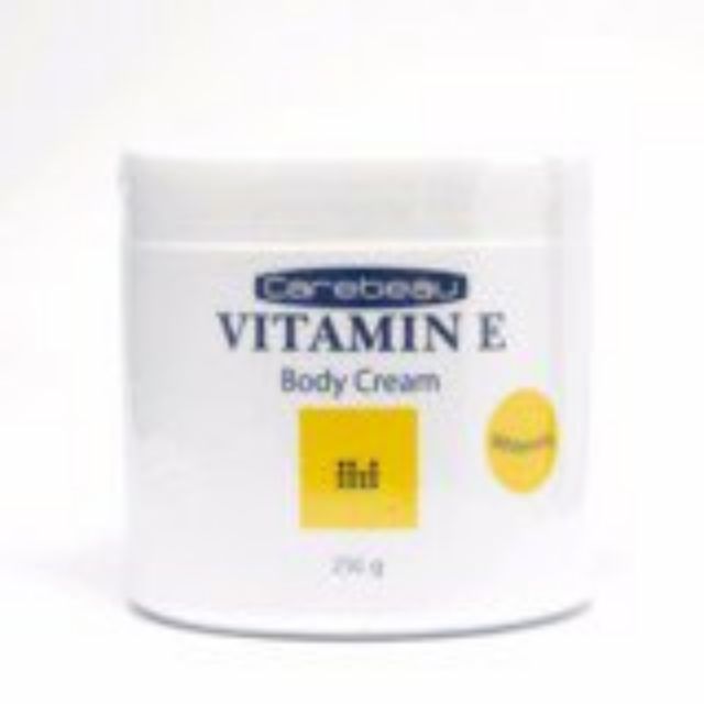 Kem Dưỡng Trắng Da Carebeau Vitamin E 250g - Thái Lan- màu hồng và trắng