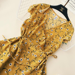 (ORDER) Váy hoa nhí cổ V