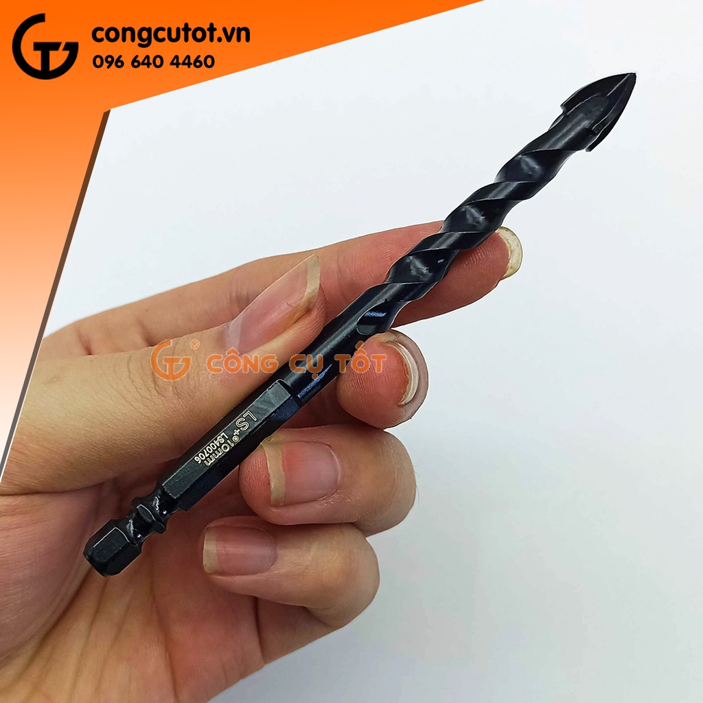 Mũi khoan đa năng 4 cạnh chuôi lục  LS+