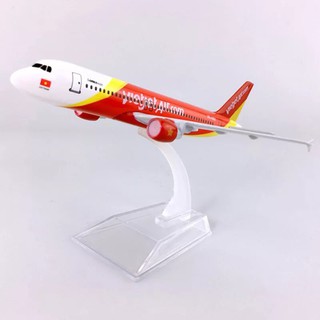 Mô hình máy bay Vietjet air 16cm