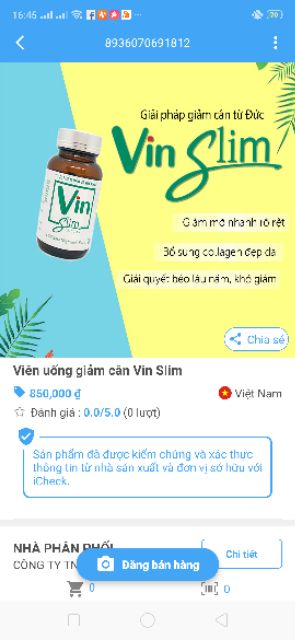 Giảm Cân Vin Slim