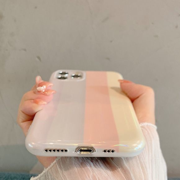 Ốp điện thoại mềm chống sốc màu cầu vồng thích hợp cho Iphone 7 8 Plus X Xs Xr Xs Max 11 11 Pro 11 Pro Max 12