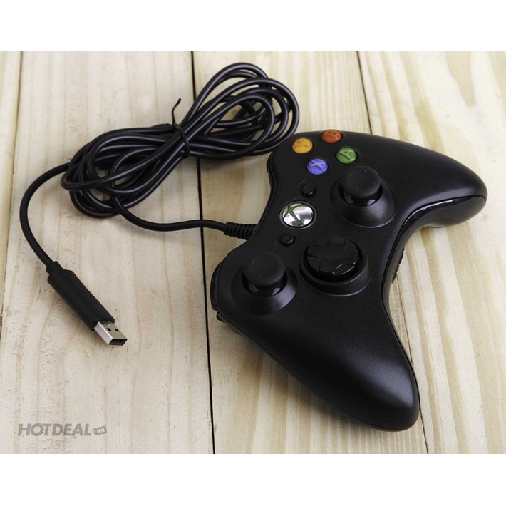 [2020] Tay cầm chơi game xbox 360 PC - tay cầm chơi game có dây chính hãn