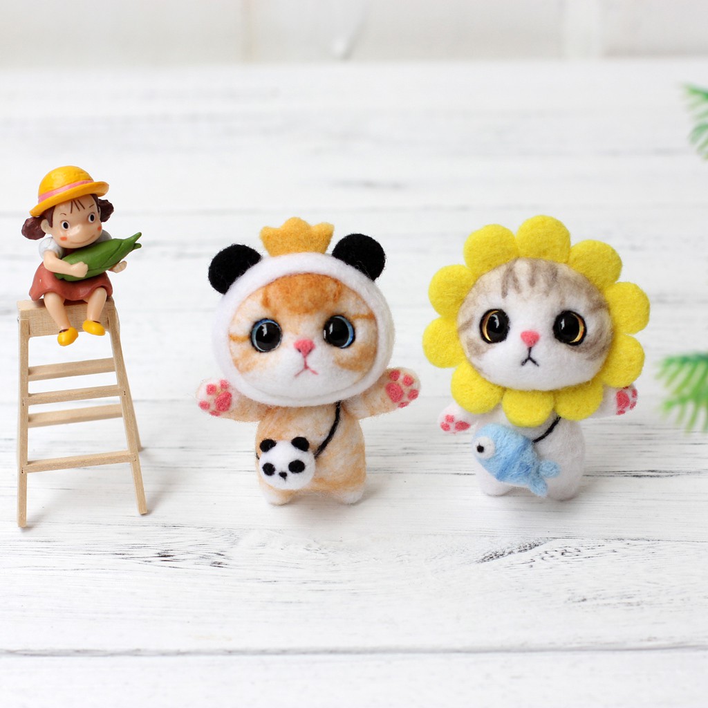 Thú Nhồi Bông Hình Chú Mèo Đáng Yêu