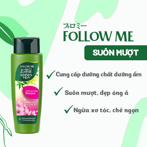 Dầu Gội Đầu Follow Me Trà Xanh Sạch Gàu Ngăn Rụng Tóc - 320ml