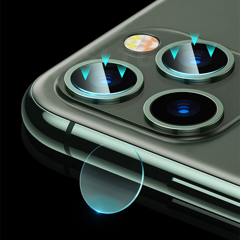 Ốp Điện Thoại Mặt Kính Bảo Vệ Camera Cho iPhone 13 Pro Max 13 12 Mini SE 2020 6 7 8 6s Plus 12 11 Pro XS Max XR X