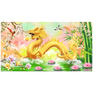 tranh thêu rồng DV6141