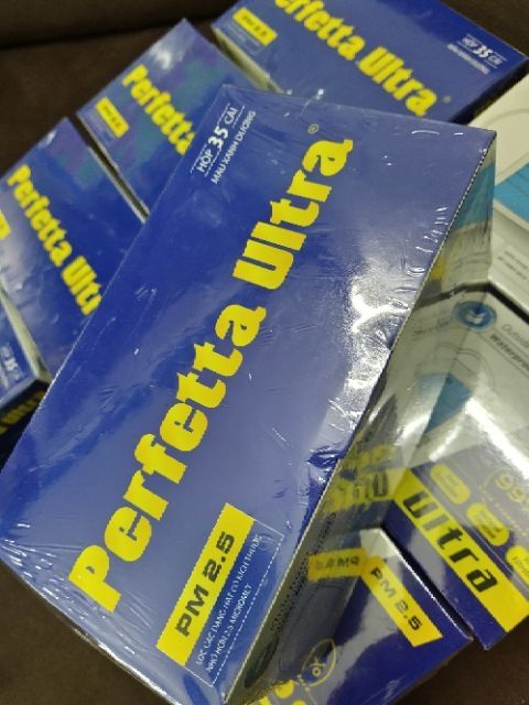 🇻🇳 Perfetta Ultra (có logo) 4 lớp, lọc bụi mịn PM 2.5,chống khuẩn 99%, chống thấm,không lem son môi. | BigBuy360 - bigbuy360.vn