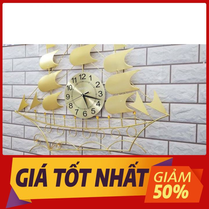 [HÀNG CAO CẤP] Đồng Hồ Treo Tường Trang Trí Nghệ Thuật 93x65cm Thép Mạ Sơn Chống Gỉ Bạc Màu CA54