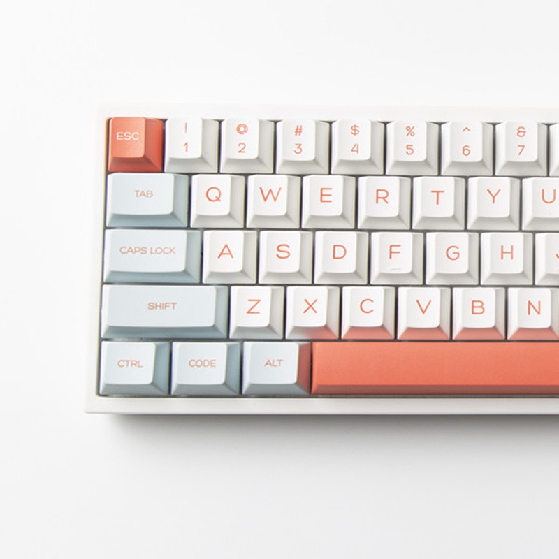Keycap cá hồi Cherry Profile đơn giản PBT Dye thăng hoa bàn phím cơ học keycap 141 phím