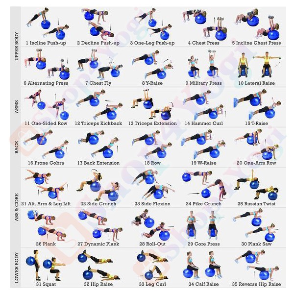 Bóng Yoga GYM Fitness Có Gai Massage, Đường Kính 75cm | Chịu Sức Nặng Đến 150kg, Chống Nổ