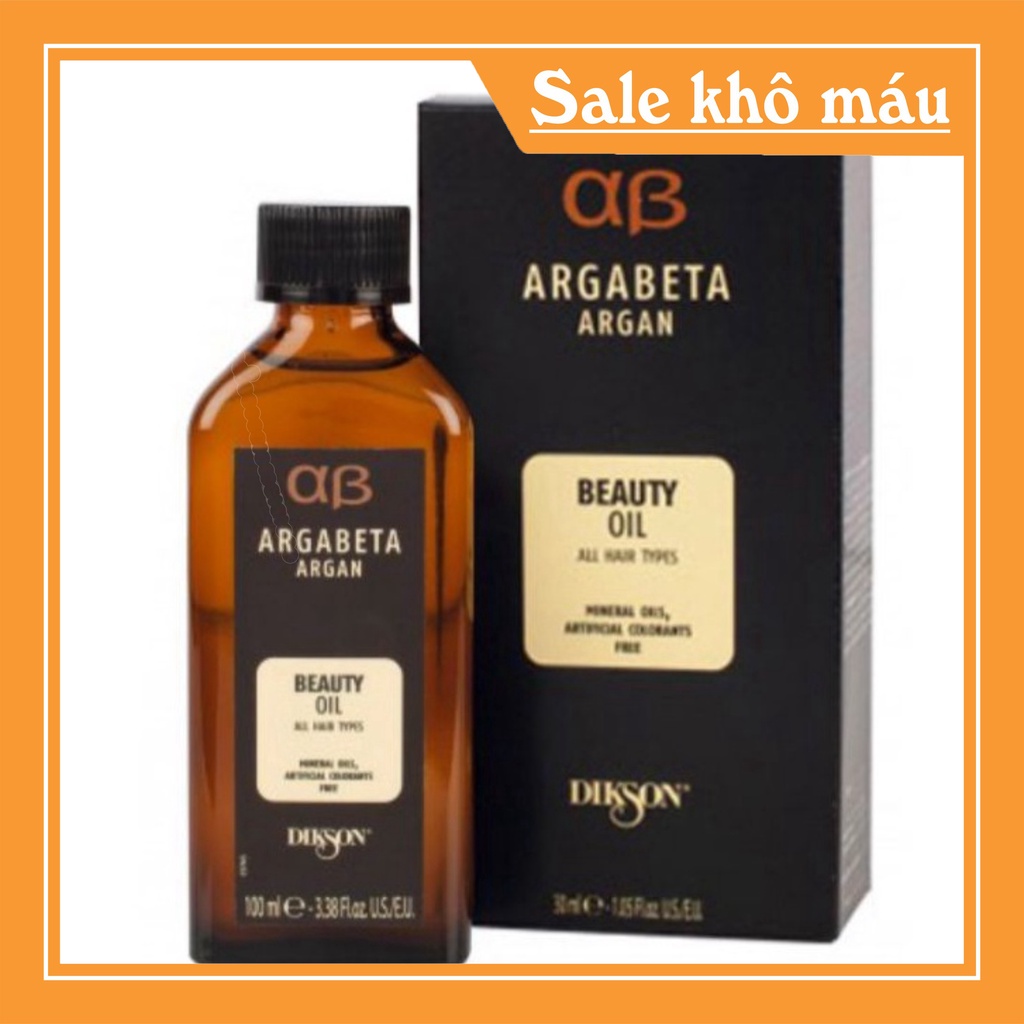 ( HCM ) Tinh dầu Dikson Argabeta Oil (Italy) phục hồi tóc hư tổn 100ml ( New 2021 )