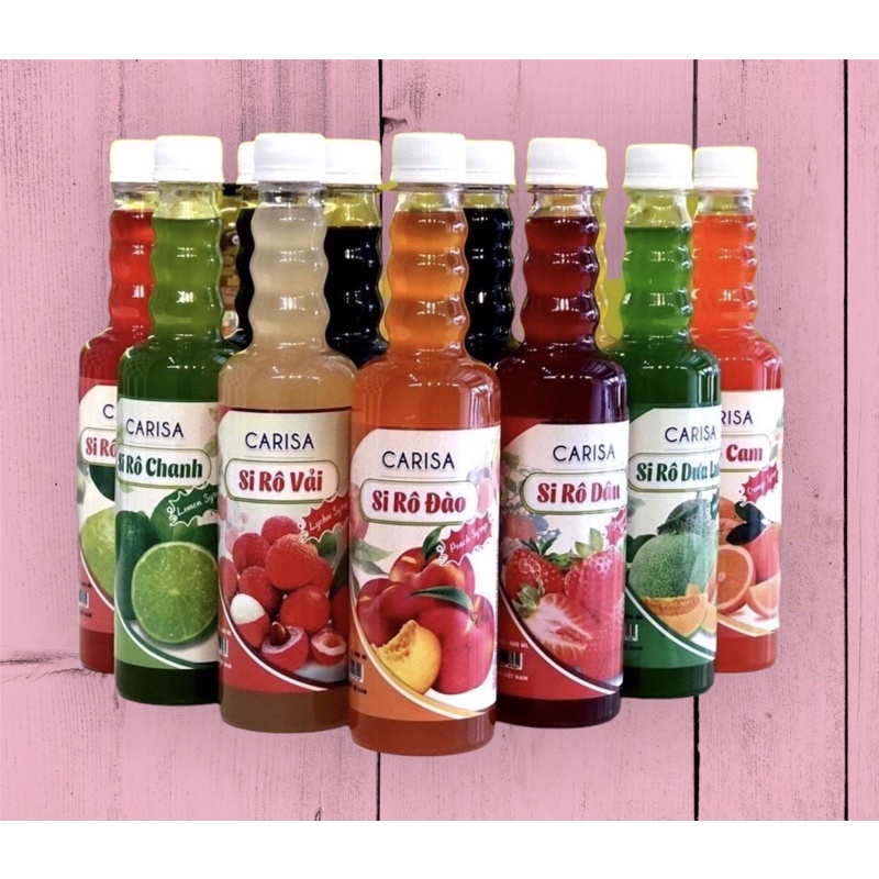 Siro Carisa Chai 500ml - Siro Làm Trà Trái Cây, Trà Sữa, Làm Bánh, Thạch Rau Câu