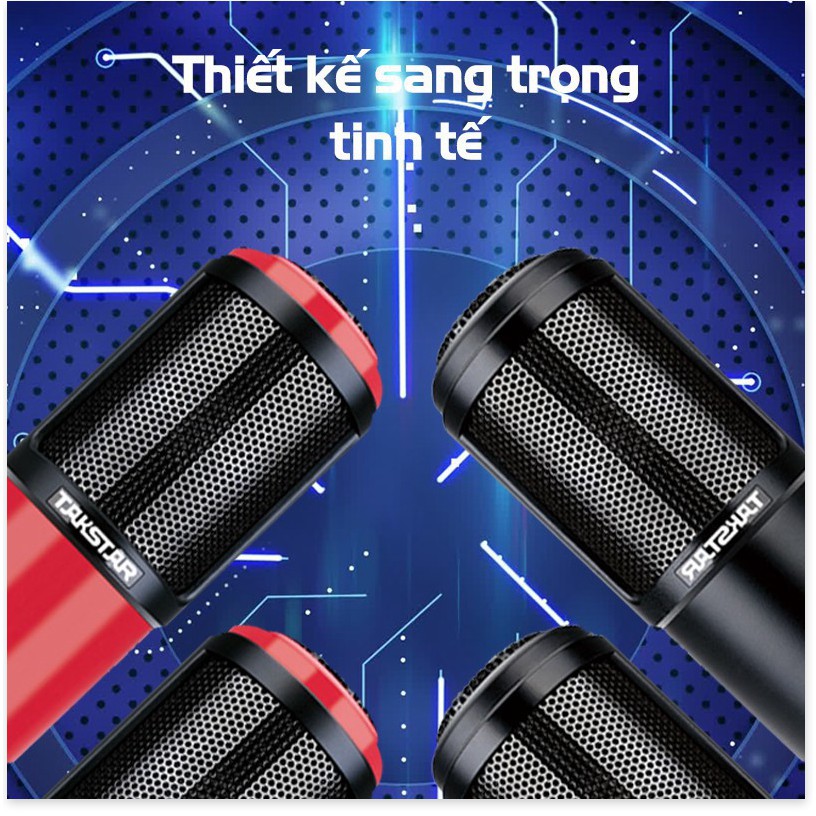 【Chính hãng】Mic thu âm chuyên nghiệp cao cấp Takstar PC-K320 hát karaoke, livestream, bán hàng, BẢO HÀNH 1  NĂM