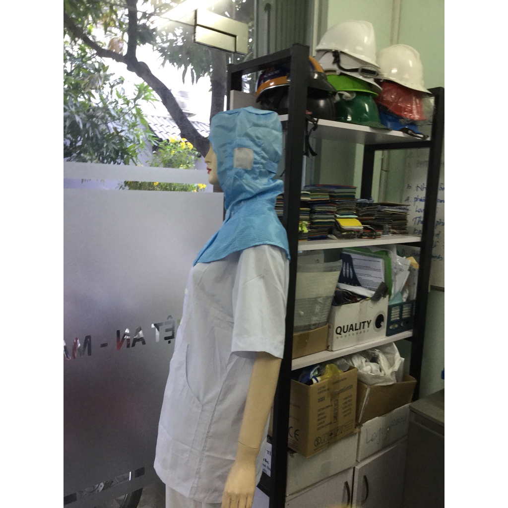 Nón Trùm Phòng Sạch Chống Tĩnh Điện