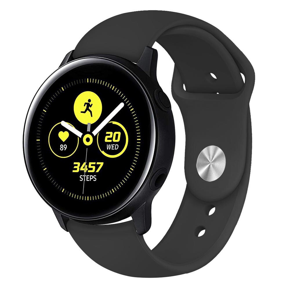 Dây Đeo Silicon 20mm Cho Đồng Hồ Thông Minh Samsung Galaxy Watch Active 2 40mm 44mm