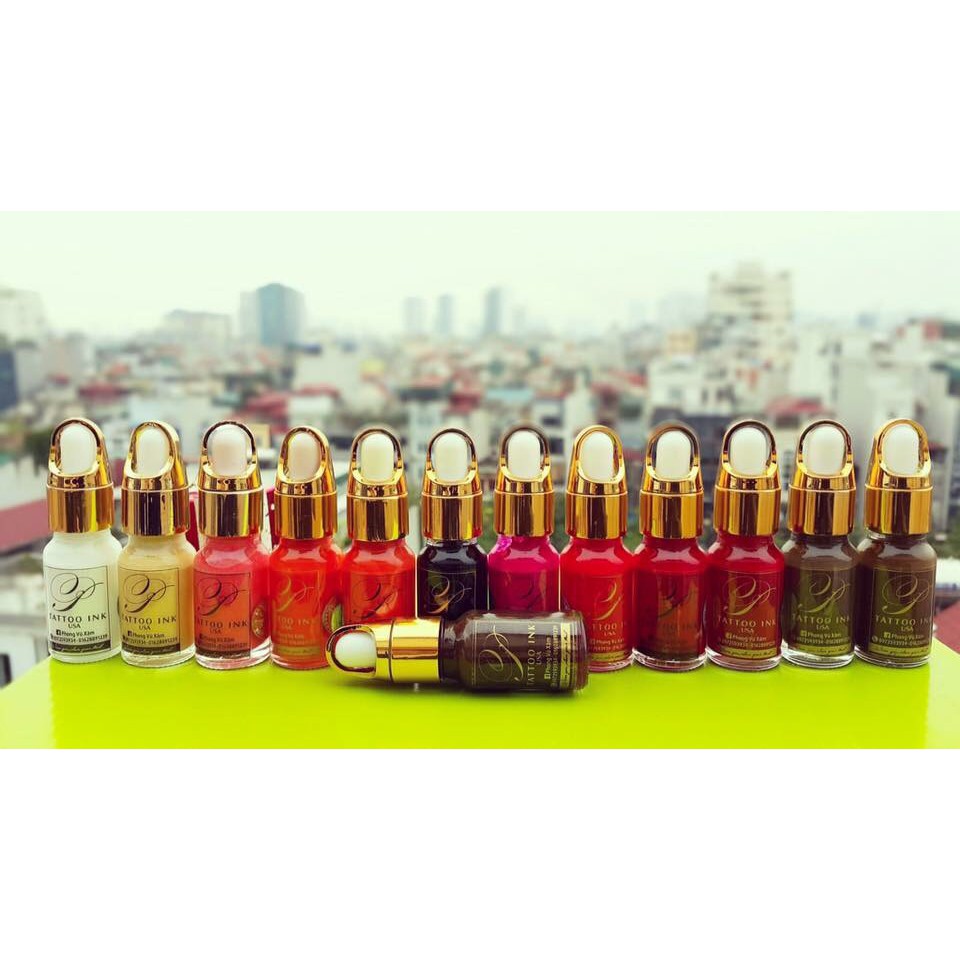 Mực Phun Xăm Chữ P [Chính Hãng]⚡️Mực Phun Xăm Siêu Bám Siêu Đậm