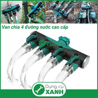 Van chia 4 đường nước có khóa cao cấp