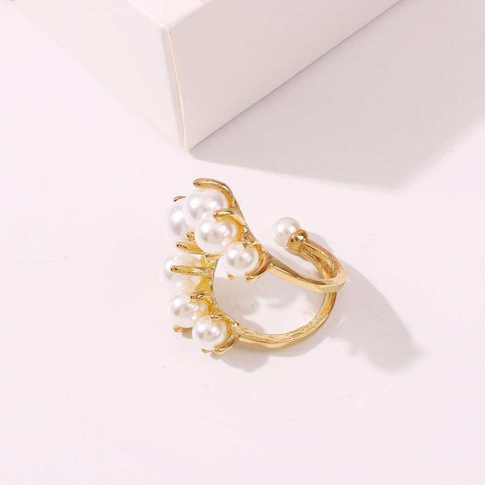 Nhẫn Hợp Kim Thiết Kế Hình Học Phong Cách Vintage Thời Trang Cho Nữ