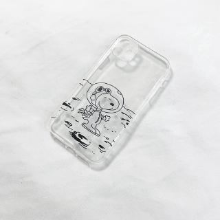 Ốp điện thoại trong suốt hình chó Snoopy dễ thương cho IPHONE 6/6S 7/8 PLUS X/XS XR XS MAX 11 11PRO 11PRO MAX