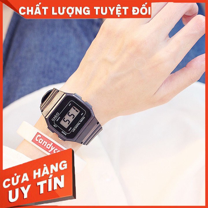 [THANH LÝ GIÁ GỐC] Đồng Hồ Điện Tử Thời Trang Nam Nữ Dây Nhựa Bền Chống Nước Màu Đen S5 STORE DH008 | BigBuy360 - bigbuy360.vn
