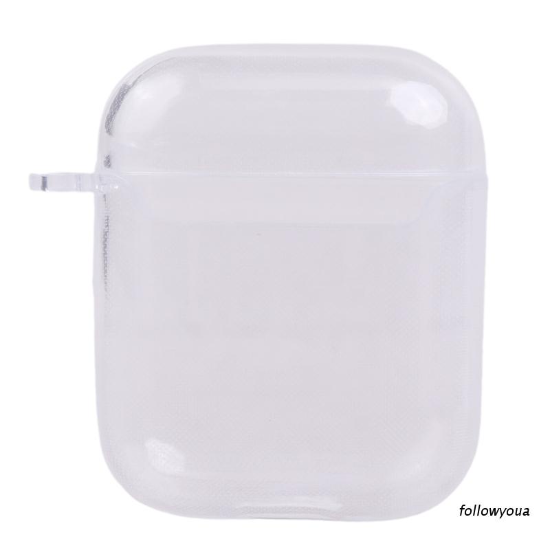 Vỏ Bảo Vệ Hộp Sạc Tai Nghe Apple AirPods 1 2 Bằng TPU Có Lỗ Treo