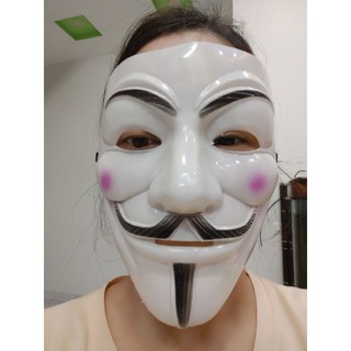Mặt nạ hacker có đèn Anonymous trung thu halloween hóa trang
