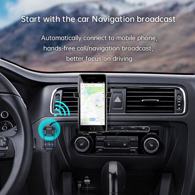 Thiết Bị Nhận Tín Hiệu Âm Thanh Bluetooth 5.1 Cho Xe Hơi