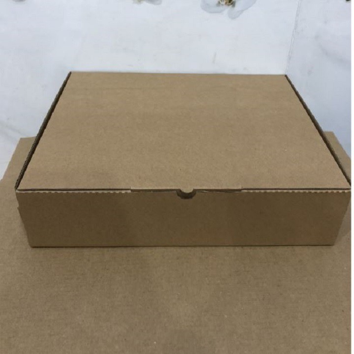 Freeship - Hộp carton đựng bánh Pizza - 20x20x4cm