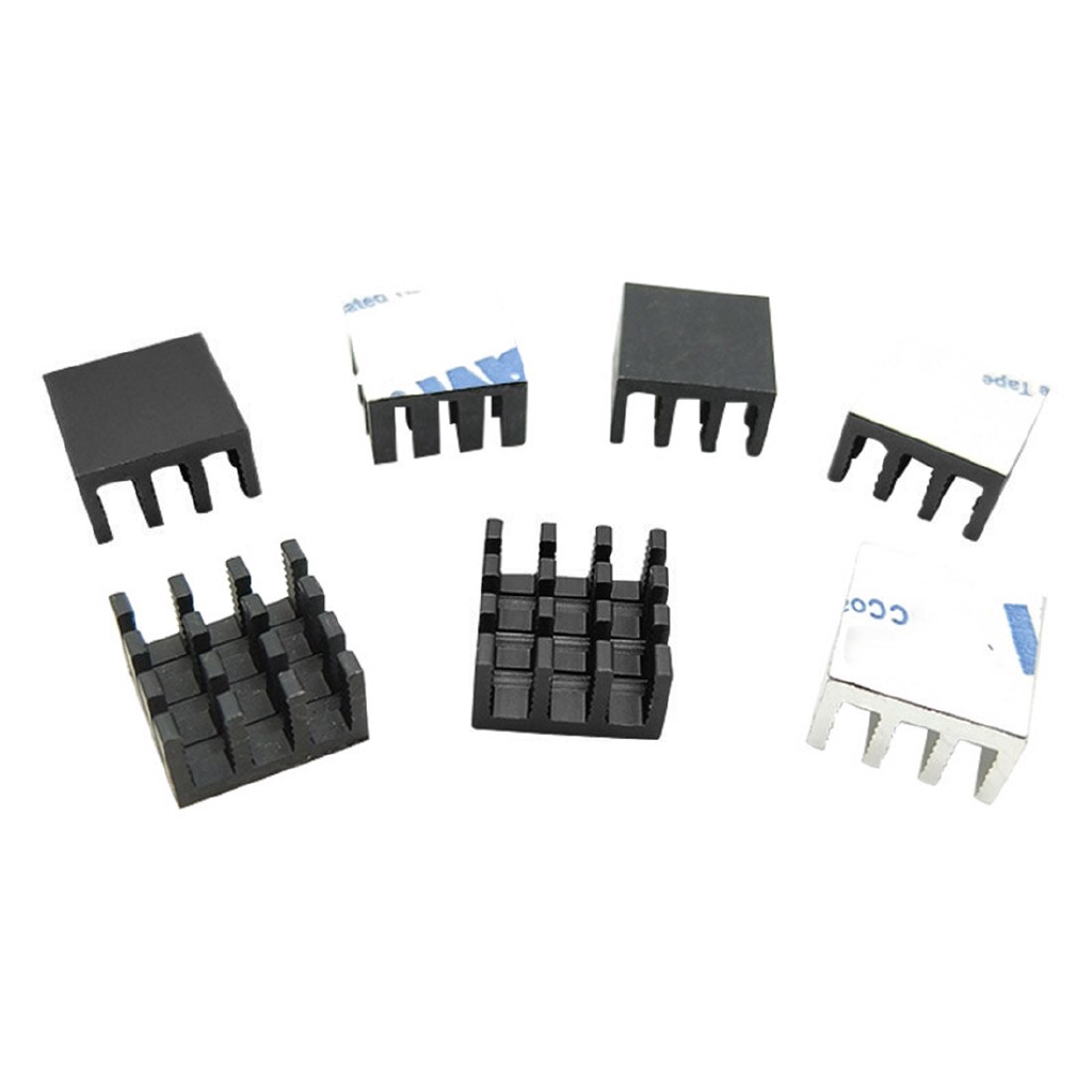 Set 10 Bộ Tản Nhiệt Bằng Nhôm 14X14X8Mm Chuyên Dụng Cho Máy Tính