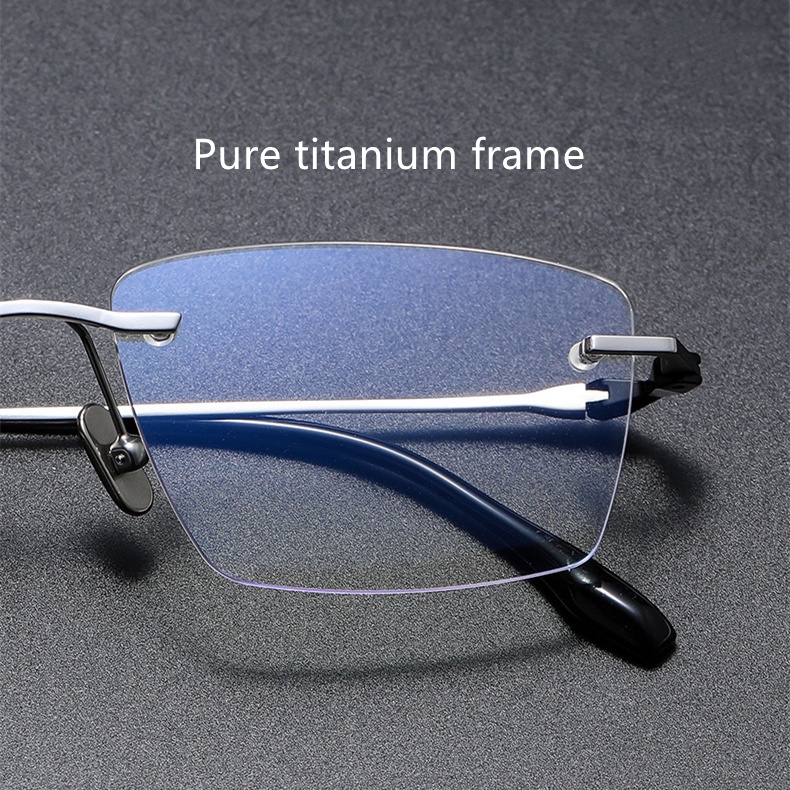 Mắt Kính Siêu Mỏng Bằng Titan Không Viền D.i.t.a DLX80818