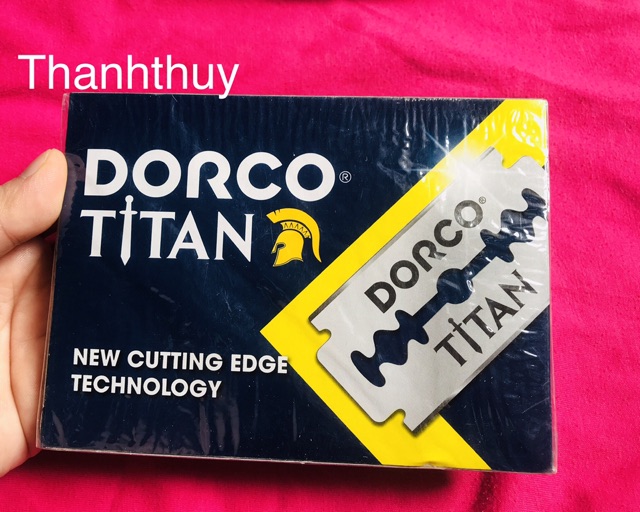 Set 2 Hộp lưỡi lam Trắng Dorco Titan siêu bén
